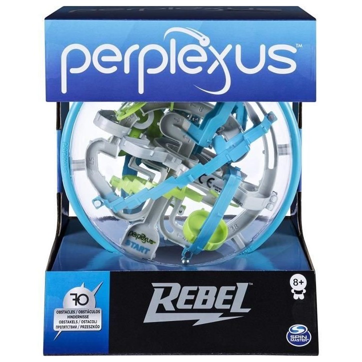 Perplexus - SPIN MASTER - Rebel Rookie - Labyrinthe en 3D jouet hybride - Boule a tourner - Casse-tete Perplexus - SPIN MASTER - Rebel Rookie - Labyrinthe en 3D jouet hybride - Boule a tourner - Casse-tete