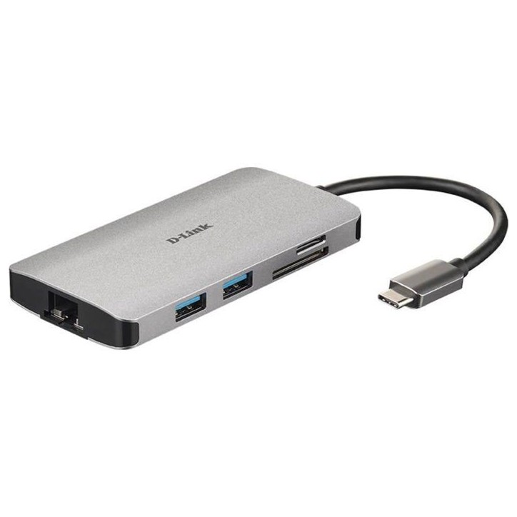 Station d'accueil - D-LINK - DUB-M810 - USB-C / Thunderbolt 3 - HDMI - 1GbE