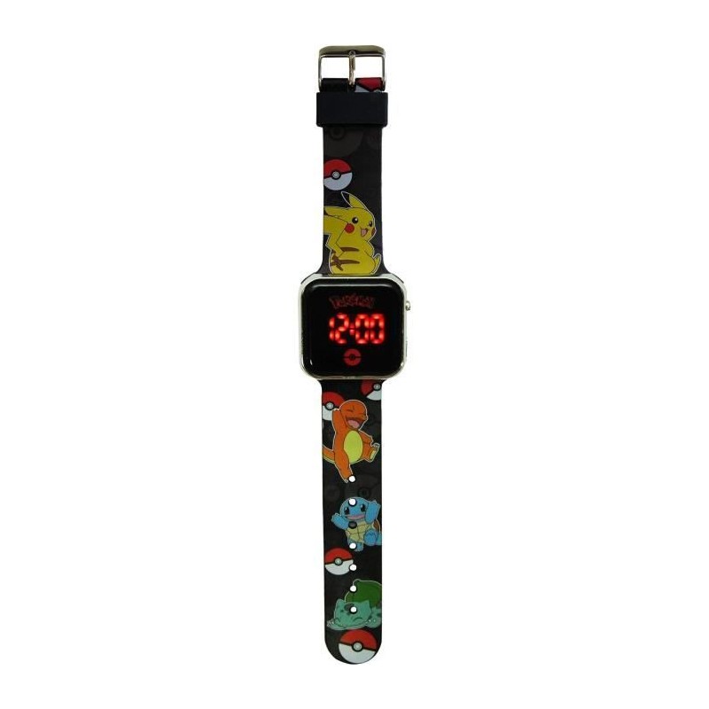 Montre LED - KIDS LICENSING - POK4322 - Rouge - Quartz - Affichage LED