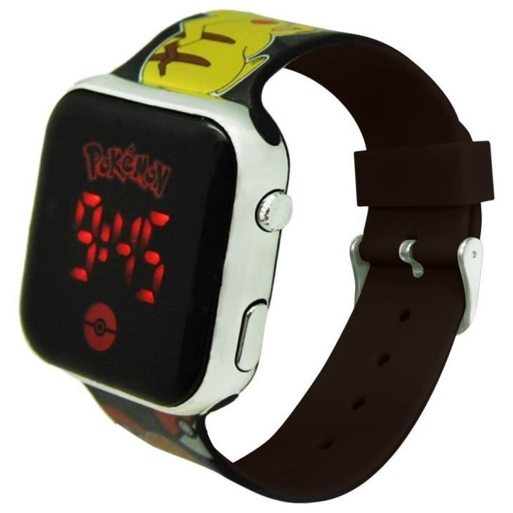 Montre LED - KIDS LICENSING - POK4322 - Rouge - Quartz - Affichage LED