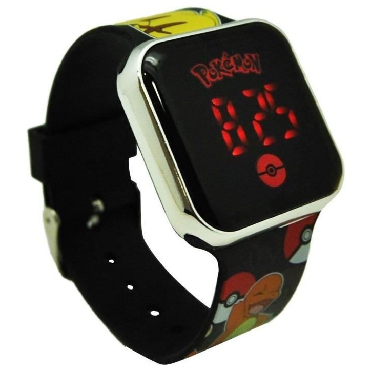 Montre LED - KIDS LICENSING - POK4322 - Rouge - Quartz - Affichage LED