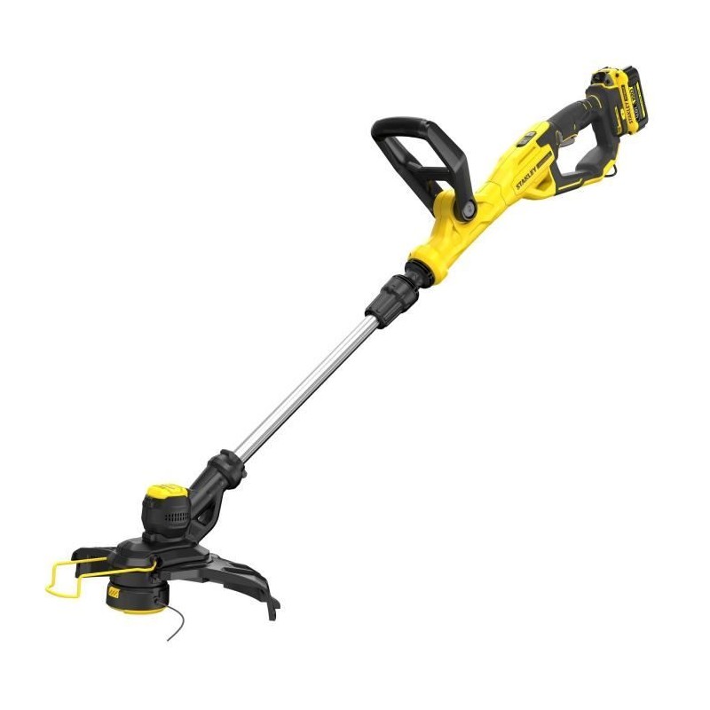 Coupe-bordure électrique sans fil + batterie 4Ah + chargeur - Stanley