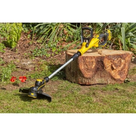 Coupe-bordure électrique sans fil + batterie 4Ah + chargeur - Stanley Fatmax - SFMCST933M1-QW - 18V - 33 cm