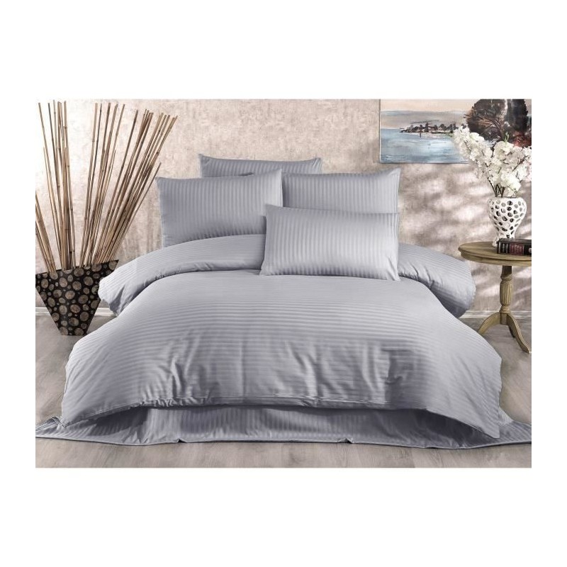Parure de lit - 1 housse de couette 220 x 240 cm + 2 taies d'oreiller Parure de lit - 1 housse de couette 220 x 240 cm + 2 taies d'oreiller
