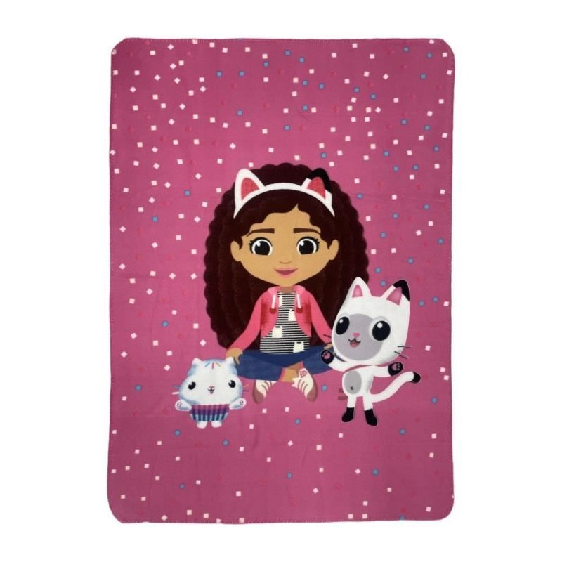 Plaid - GABBY ET LA MAISON MAGIQUE - 100 x 140 cm