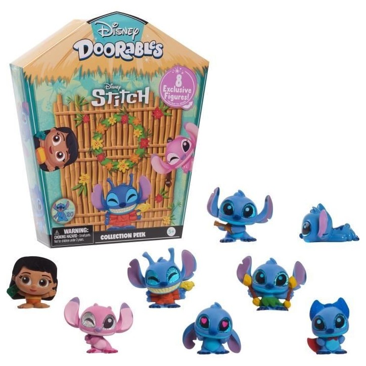 Figurines a collectionner - DISNEY - Coffret Collector Stitch - 8 figurines exclusives dont 1 rare