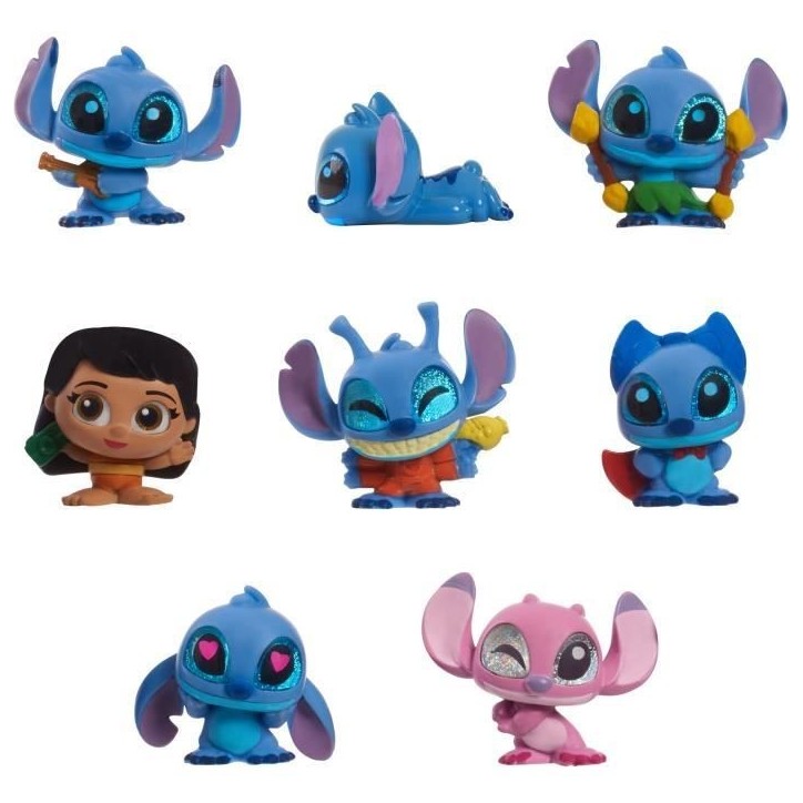 Figurines a collectionner - DISNEY - Coffret Collector Stitch - 8 figurines exclusives dont 1 rare
