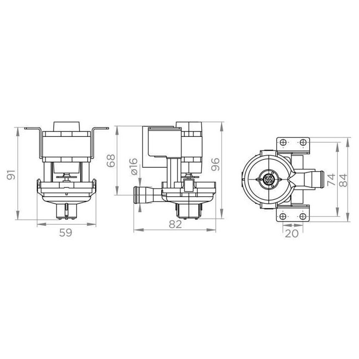 Pompe de relevage de condensats - SFA - Sanicondens Clim Cassette - 120 L/H Pompe de relevage de condensats - SFA - Sanicondens Clim Cassette - 120 L/H