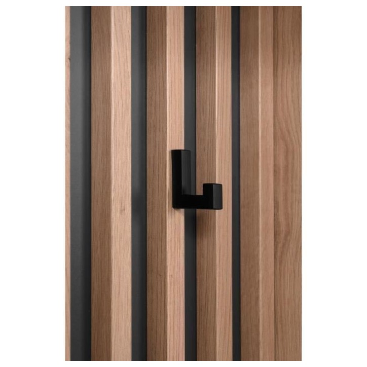Vestiaire avec miroir - MEDAN 42B - Anthracite / Chene artisan - 122 x 190 x 37 cm Vestiaire avec miroir - MEDAN 42B - Anthracite / Chene artisan - 122 x 190 x 37 cm