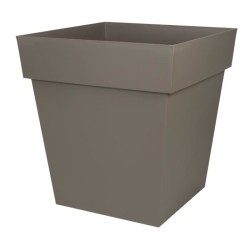 Pot de fleurs Carré 50 cm - EDA - Toscane - 87 L - 49,5 x 49,5 x H.52