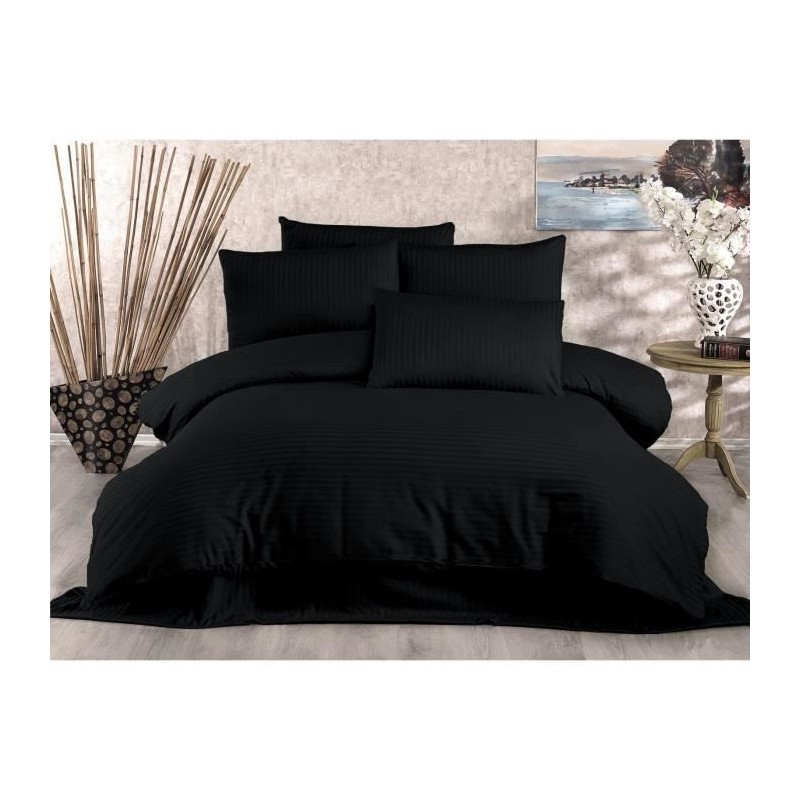 Parure de lit - 1 housse de couette 220 x 240 cm + 2 taies d'oreiller Parure de lit - 1 housse de couette 220 x 240 cm + 2 taies d'oreiller
