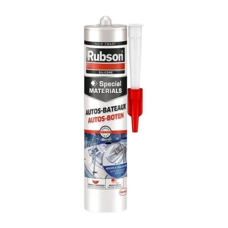 Mastic noir spécial auto-bateaux - 280ml - RUBSON