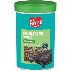 Aliment tortue - AIME - Gammarus Mix - 1000 ml - Crevettes naturelles,