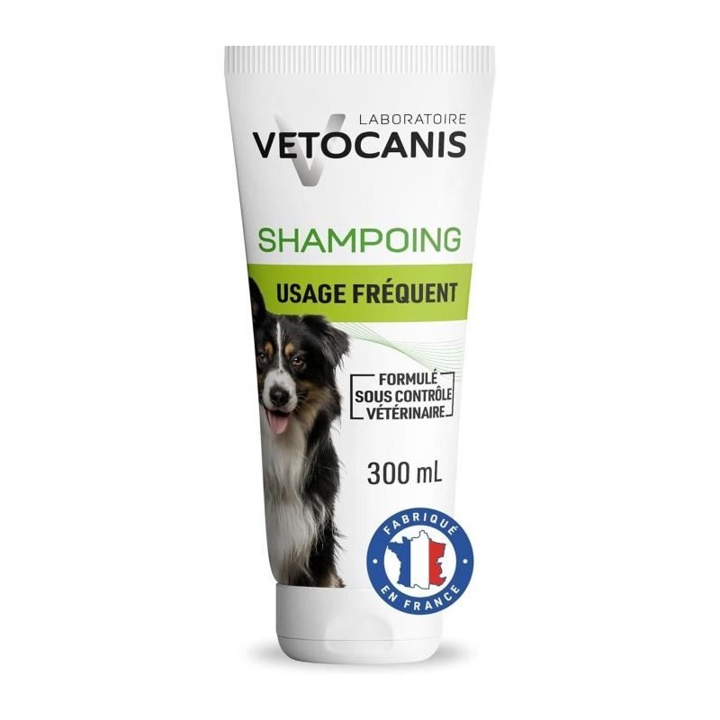 Shampoing chien - VETOCANIS - 300 ml - Hydratant, doux, sans irritatio