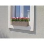 LECHUZA Jardiniere - Balconera cottage 80 - 79 x 19 x 19 cm - 12 L - Kit complet - Brun sable