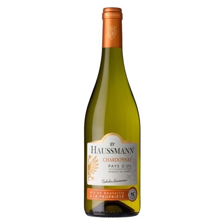 By Haussmann Chardonnay Pays d'Oc - Vin blanc de Languedoc 2024