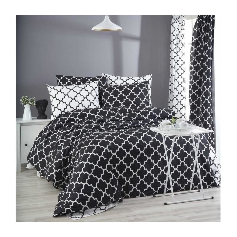 Parure de lit - 1 housse de couette 220 x 240 cm + 2 taies d'oreiller Parure de lit - 1 housse de couette 220 x 240 cm + 2 taies d'oreiller
