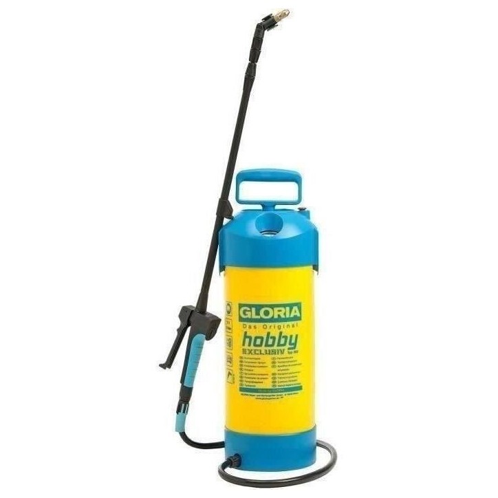 Pulvérisateur a pression 5L GLORIA Hobby Exclusiv - Lance télescopique 1M
