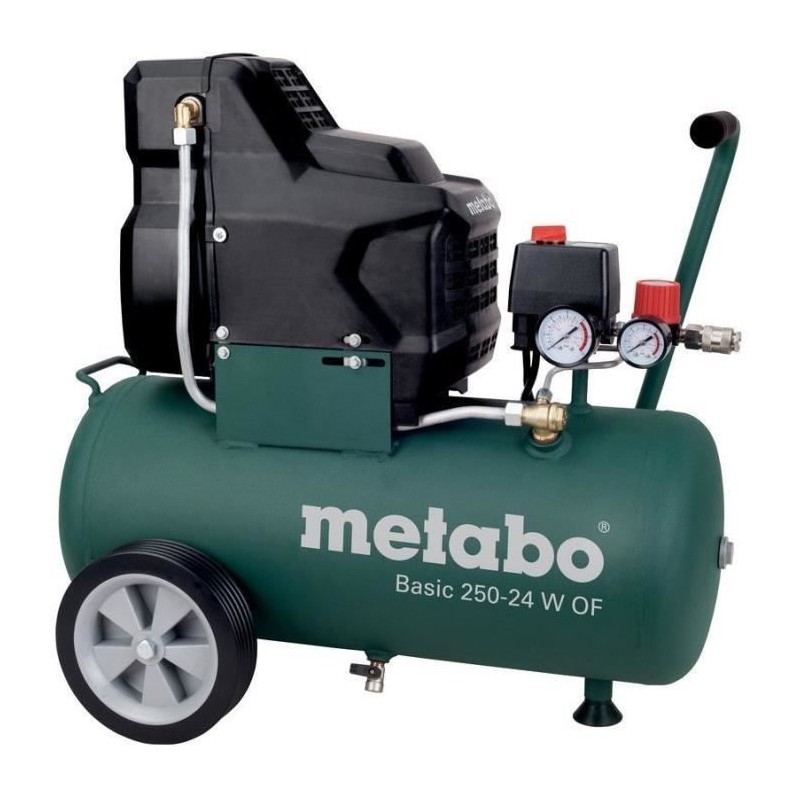 Compresseur - METABO - Basic 250-24 W OF - Raccord rapide universel - Compresseur - METABO - Basic 250-24 W OF - Raccord rapide universel -