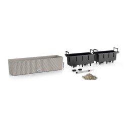 LECHUZA Jardiniere - Balconera cottage 80 - 79 x 19 x 19 cm - 12 L - K