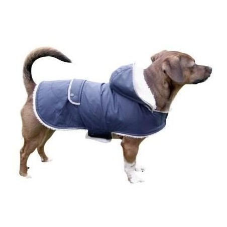 Manteau pour chien - KERBL - TEDDY - 41 cm - Imperméable - Doublure ouatinée - Bleu