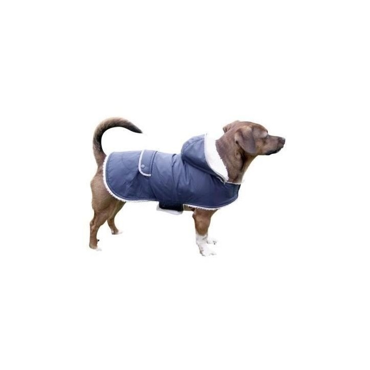 Manteau pour chien - KERBL - TEDDY - 41 cm - Imperméable - Doublure ouatinée - Bleu
