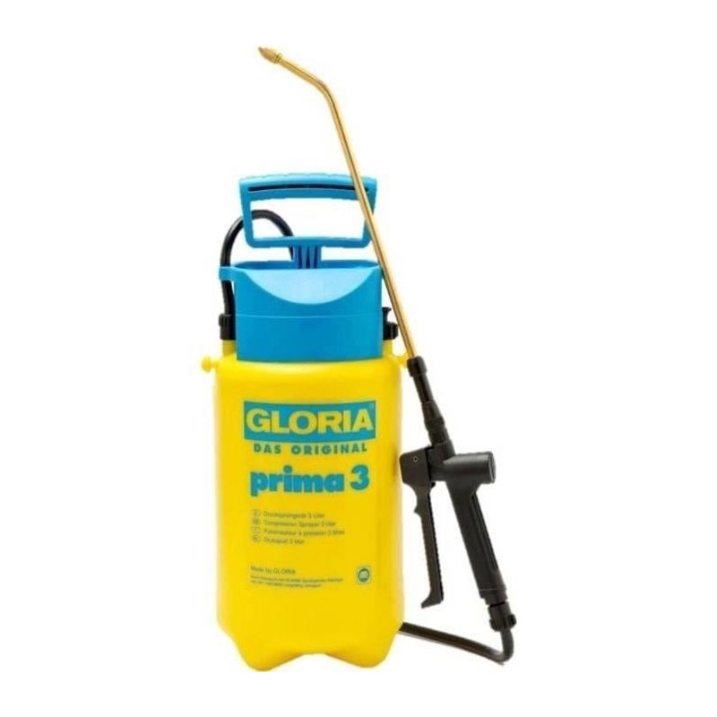 Pulvérisateur a main Gloria - Modele Prima 3 - Réservoir polyéthyle