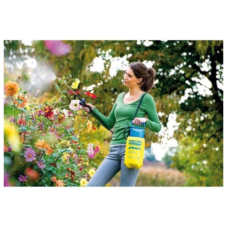 Pulvérisateur a main Gloria - Modele Prima 3 - Réservoir polyéthylene - 3L - 3 bars Pulvérisateur a main Gloria - Modele Prima 3 - Réservoir polyéthylene - 3L - 3 bars