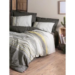 Parure de lit - 1 housse de couette 220 x 240 cm + 2 taies d'oreiller