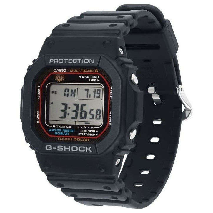 Montre - CASIO - G-Shock The Origin - Fonction solaire - Résistante aux chocs - Homme Noir Montre - CASIO - G-Shock The Origin - Fonction solaire - Résistante aux chocs - Homme Noir