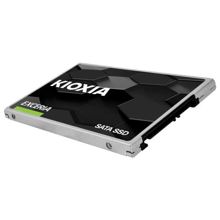 SSD - KIOXIA - EXCERIA - 480 Go, 2.5, 555 Mo/s lecture, 540 Mo/s écriture, 6 Gbit/s, pour ordinateur portable SSD - KIOXIA - EXCERIA - 480 Go, 2.5, 555 Mo/s lecture, 540 Mo/s écriture, 6 Gbit/s, pour ordinateur portable