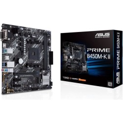 Carte mere - ASUS - Prime B450M-K II - AMD B450 - Emplacement AM4 micr