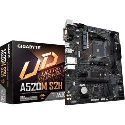 Carte mere - GIGABYTE - A520M S2H - Micro ATX - Socket AM4 - DDR4 jusq