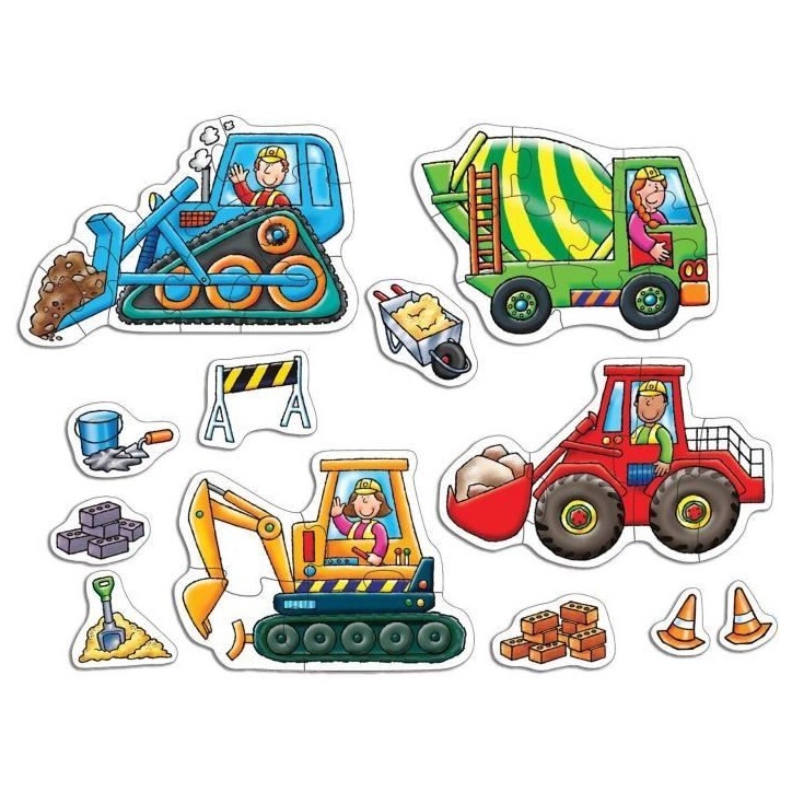 Les tracteurs - Puzzle - ORCHARD Les tracteurs - Puzzle - ORCHARD
