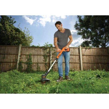 Coupe-bordures électrique sans fil + batterie 2Ah + chargeur - BLACK&DECKER - ST182320-QW - 18V - 25cm