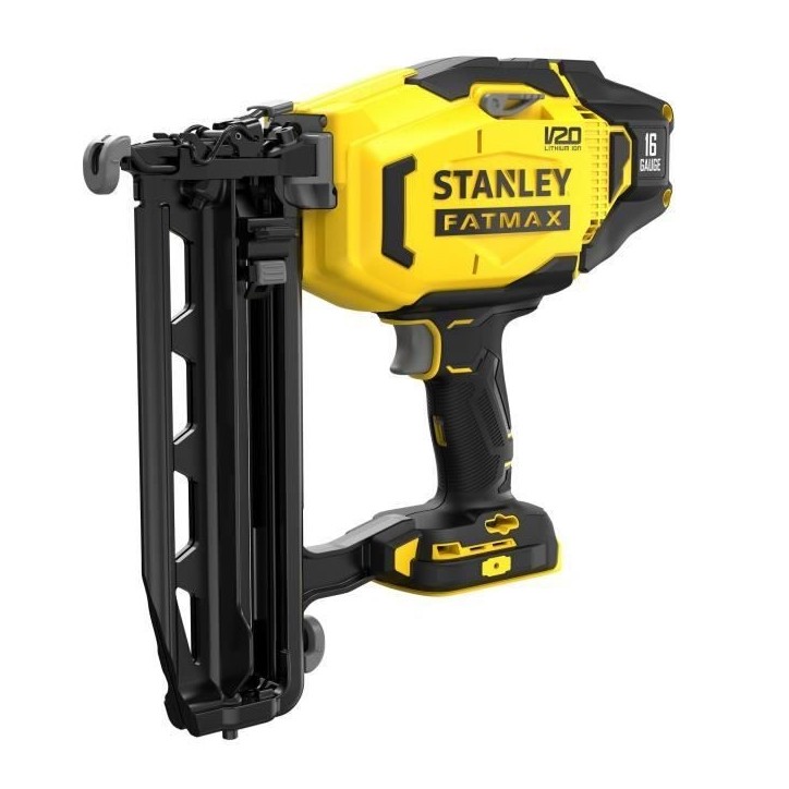 Cloueur de finition sans fil + 2 batteries 2Ah + chargeur - 18V - Stanley Fatmax - SFMCN616D2K-QW - Clous 25 a 64 mm Cloueur de finition sans fil + 2 batteries 2Ah + chargeur - 18V - Stanley Fatmax - SFMCN616D2K-QW - Clous 25 a 64 mm