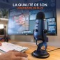 Microphone - Sans fil - LOGITECH G - Yeti - Compatible PC et MAC - Bleu Microphone - Sans fil - LOGITECH G - Yeti - Compatible PC et MAC - Bleu