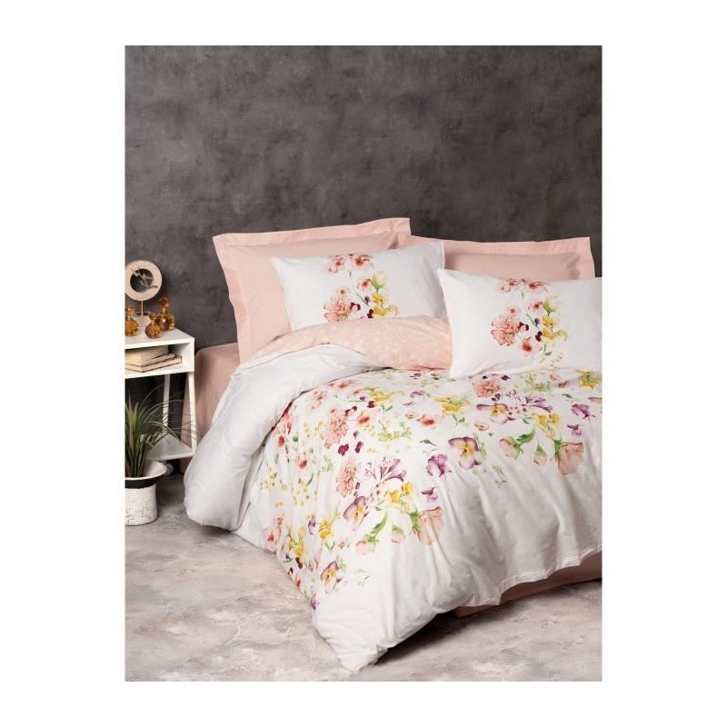 Parure de lit - 1 housse de couette 220 x 240 cm + 2 taies d'oreiller Parure de lit - 1 housse de couette 220 x 240 cm + 2 taies d'oreiller