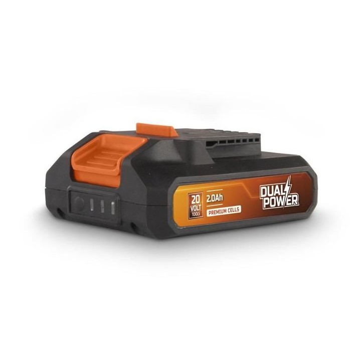 Powerplus Dual Power Batterie POWDP9021, 20V, Capacité de 2000mAh, Technologie de la batterie Li-on, Outils 20 V uniquement Powerplus Dual Power Batterie POWDP9021, 20V, Capacité de 2000mAh, Technologie de la batterie Li-on, Outils 20 V uniquement