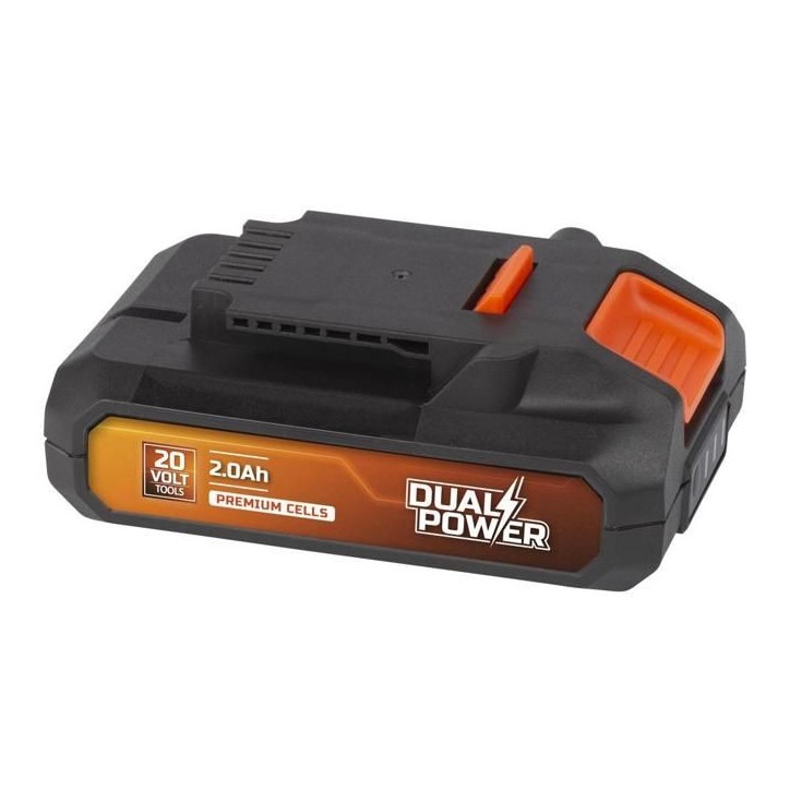 Powerplus Dual Power Batterie POWDP9021, 20V, Capacité de 2000mAh, Technologie de la batterie Li-on, Outils 20 V uniquement Powerplus Dual Power Batterie POWDP9021, 20V, Capacité de 2000mAh, Technologie de la batterie Li-on, Outils 20 V uniquement