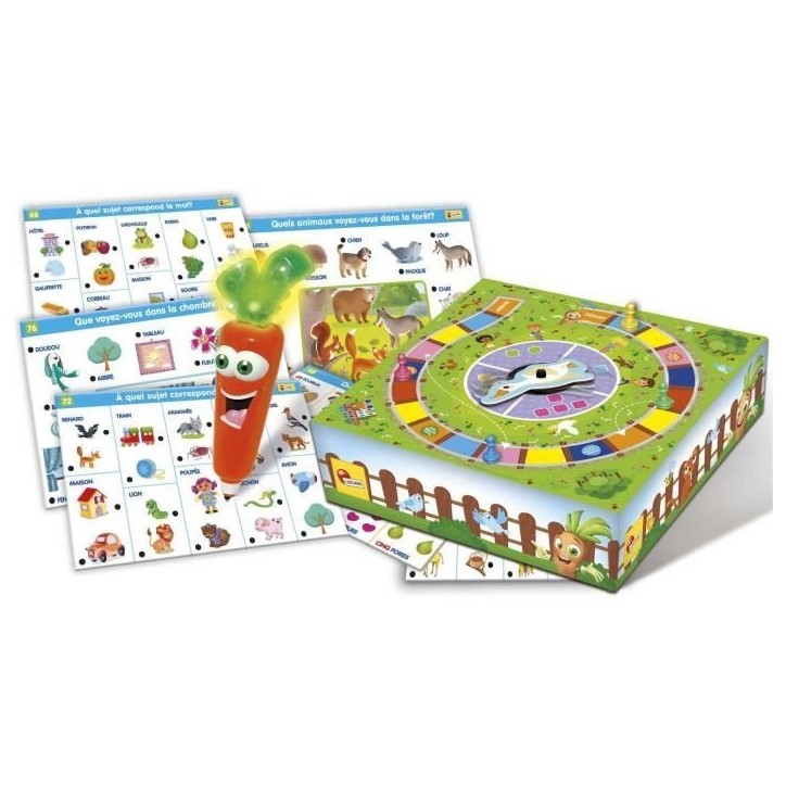 Stylo parlant - CAROTINA - 1000 Questions, Fiches éducatives