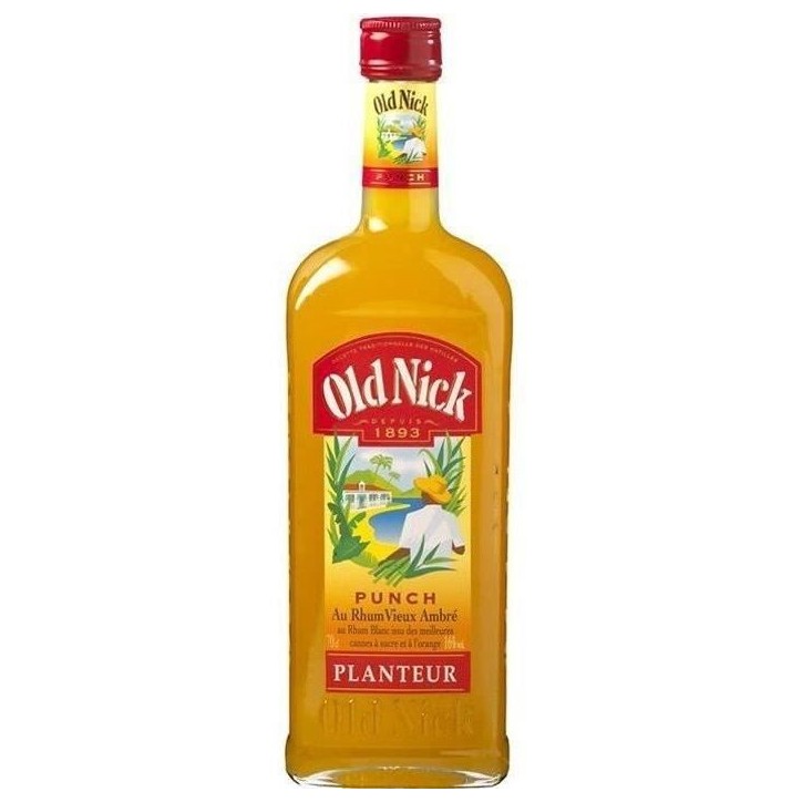 Cocktail planteur 70 cl Old Nick Cocktail planteur 70 cl Old Nick