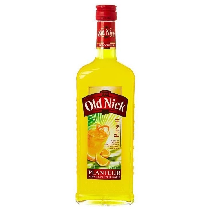 Cocktail planteur 70 cl Old Nick Cocktail planteur 70 cl Old Nick