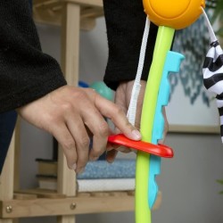 BABY EINSTEIN Aire d'éveil a rebonds Curiosity, éducative 2 en 1 et