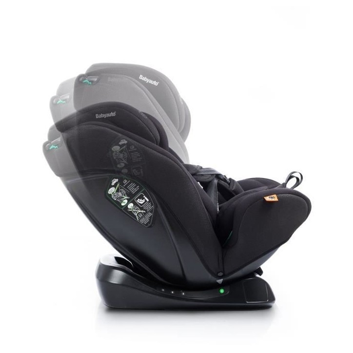 Siege auto - BABYAUTO - LOLO IBELT - Groupe 0/1/2/3 - 40 / 150 cm - I-Size - Inclinable - Réducteur - Noir Siege auto - BABYAUTO - LOLO IBELT - Groupe 0/1/2/3 - 40 / 150 cm - I-Size - Inclinable - Réducteur - Noir