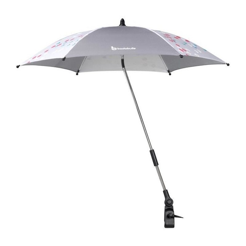 BADABULLE Ombrelle bébé universelle, anti-UV 50+, position adaptable
