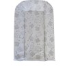 Matelas a langer - BAMBISOL - Plaque mousse - Motif argenté / Blanc