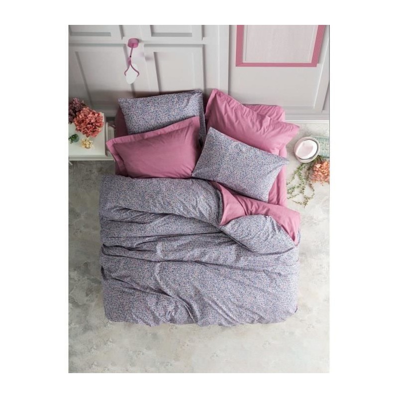 Parure de lit - 1 housse de couette 220 x 240 cm + 2 taies d'oreiller Parure de lit - 1 housse de couette 220 x 240 cm + 2 taies d'oreiller