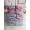 Parure de lit - 1 housse de couette 220 x 240 cm + 2 taies d'oreiller