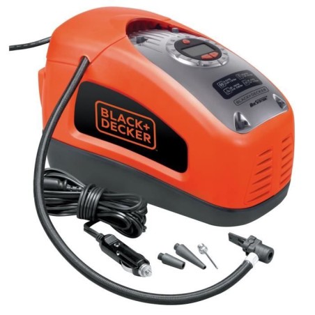 Gonfleur compresseur filaire - BLACK&DECKER - ASI300-QS - 11 bars/160
